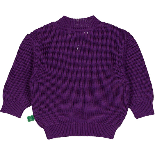 Fred's World by green cotton Baby Strickjacke – Sonic Purple