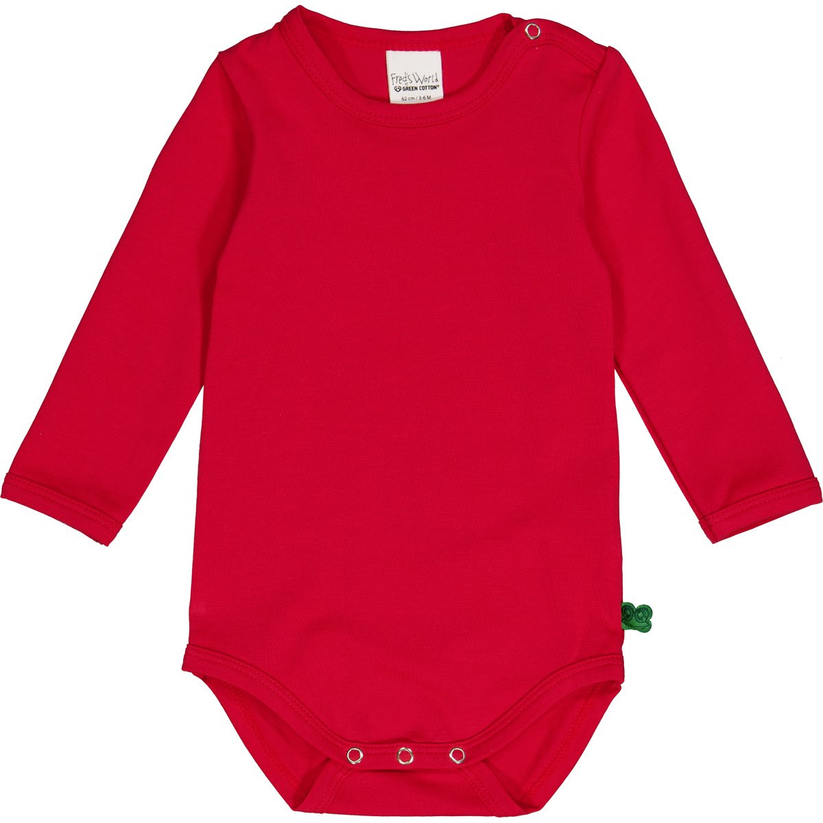 Fred's World by green cotton Langarm-Body – Salsa und weitere Baby Body bei kippie.shop