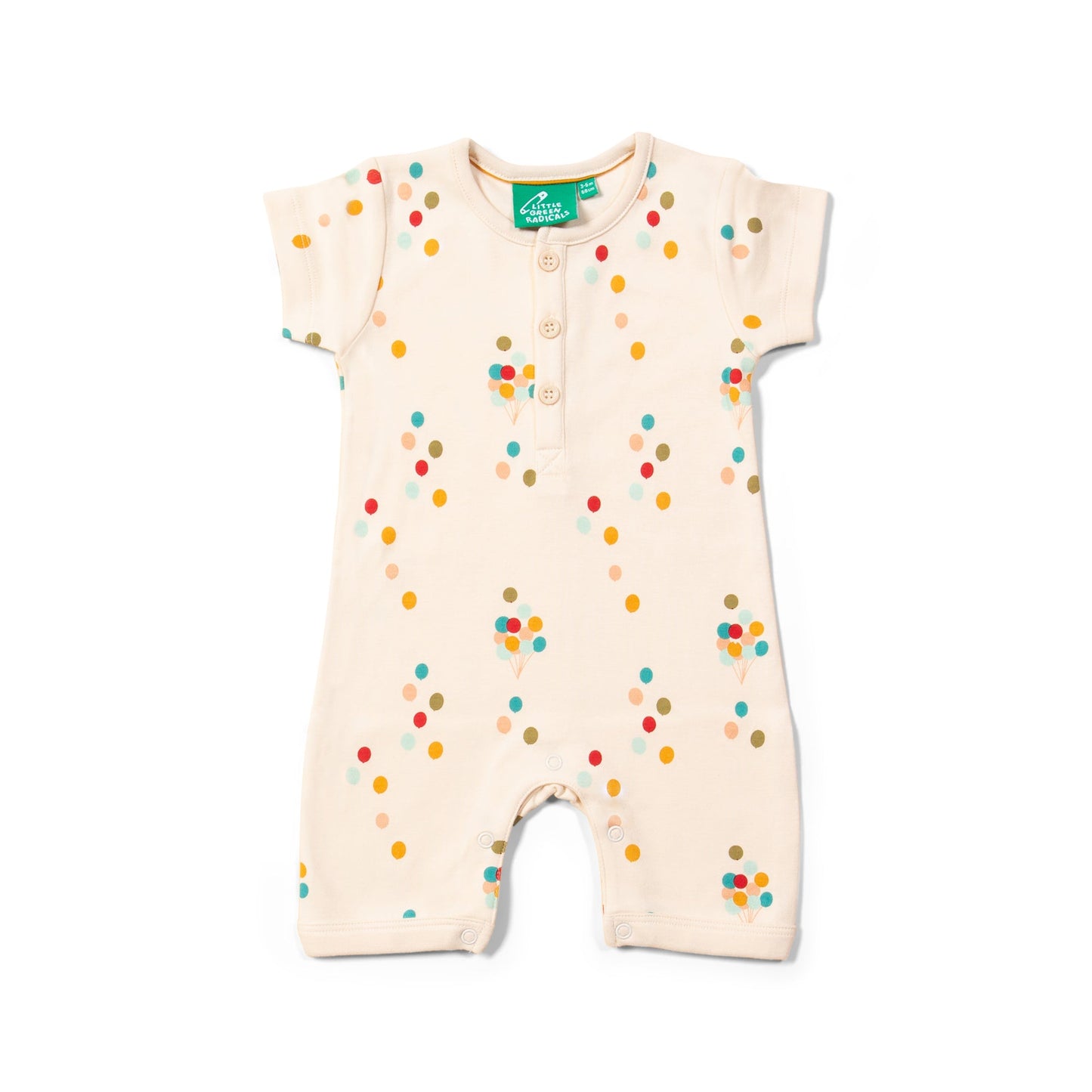 Little Green Radicals Sommerstrampler – Ballons und weitere Strampler bei kippie.shop