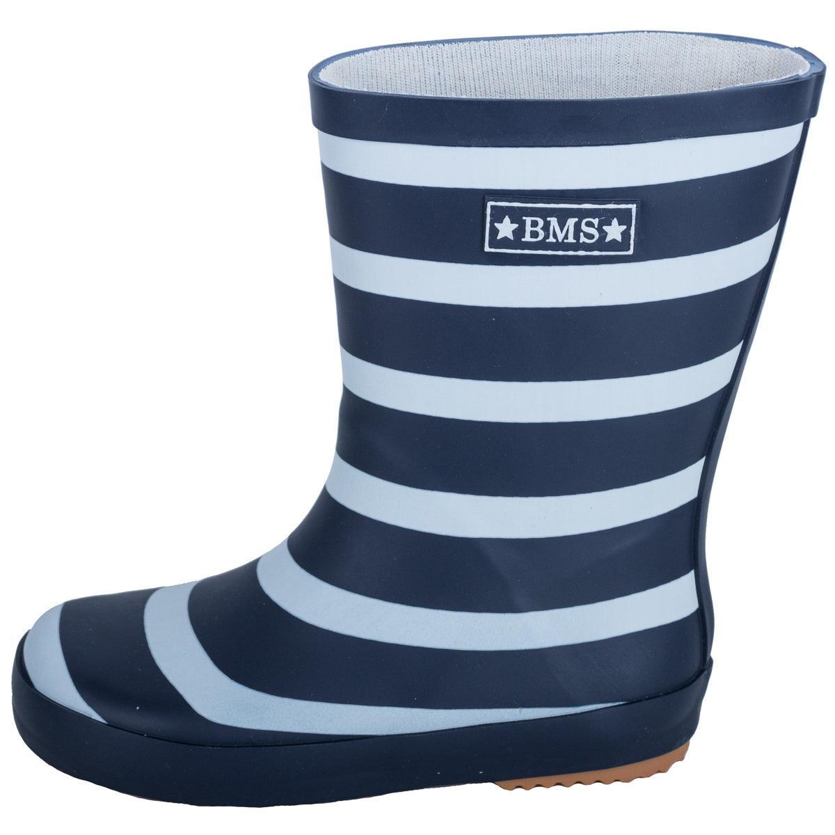 BMS Gummistiefel aus Naturkautschuk – Gestreift und weitere Kinderschuhe bei kippie.shop