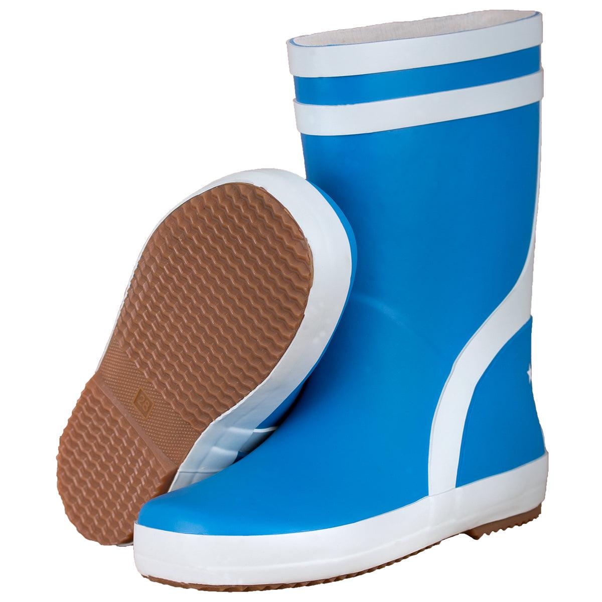 BMS Gummistiefel aus Naturkautschuk – Hellblau und weitere Kinderschuhe bei kippie.shop