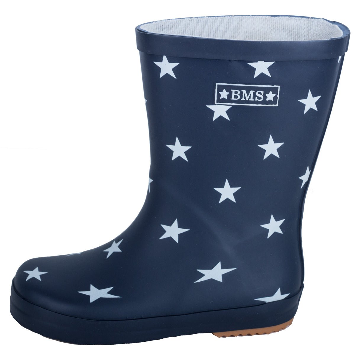 BMS Gummistiefel aus Naturkautschuk – Marine mit Sternen und weitere Kinderschuhe bei kippie.shop