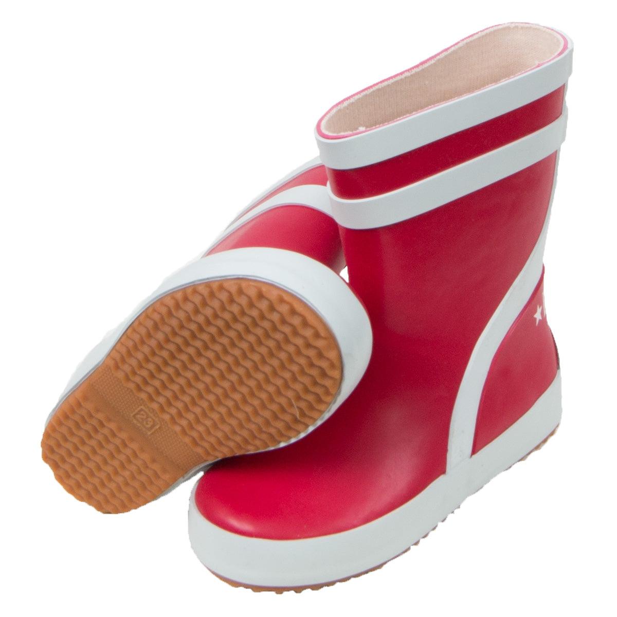 BMS Gummistiefel aus Naturkautschuk – Rot und weitere Kinderschuhe bei kippie.shop