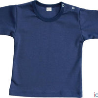 iobio PoPoLiNi Baby Kurzarmshirt – Dunkelblau