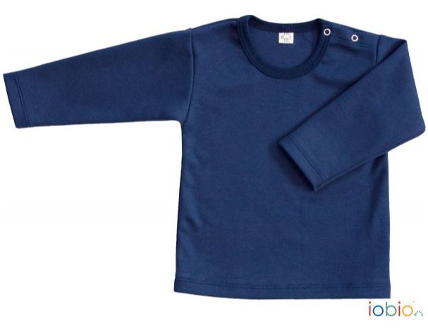 iobio PoPoLiNi Kinder Langarmshirt – Dunkelblau und weitere Kinder T-Shirt bei kippie.shop