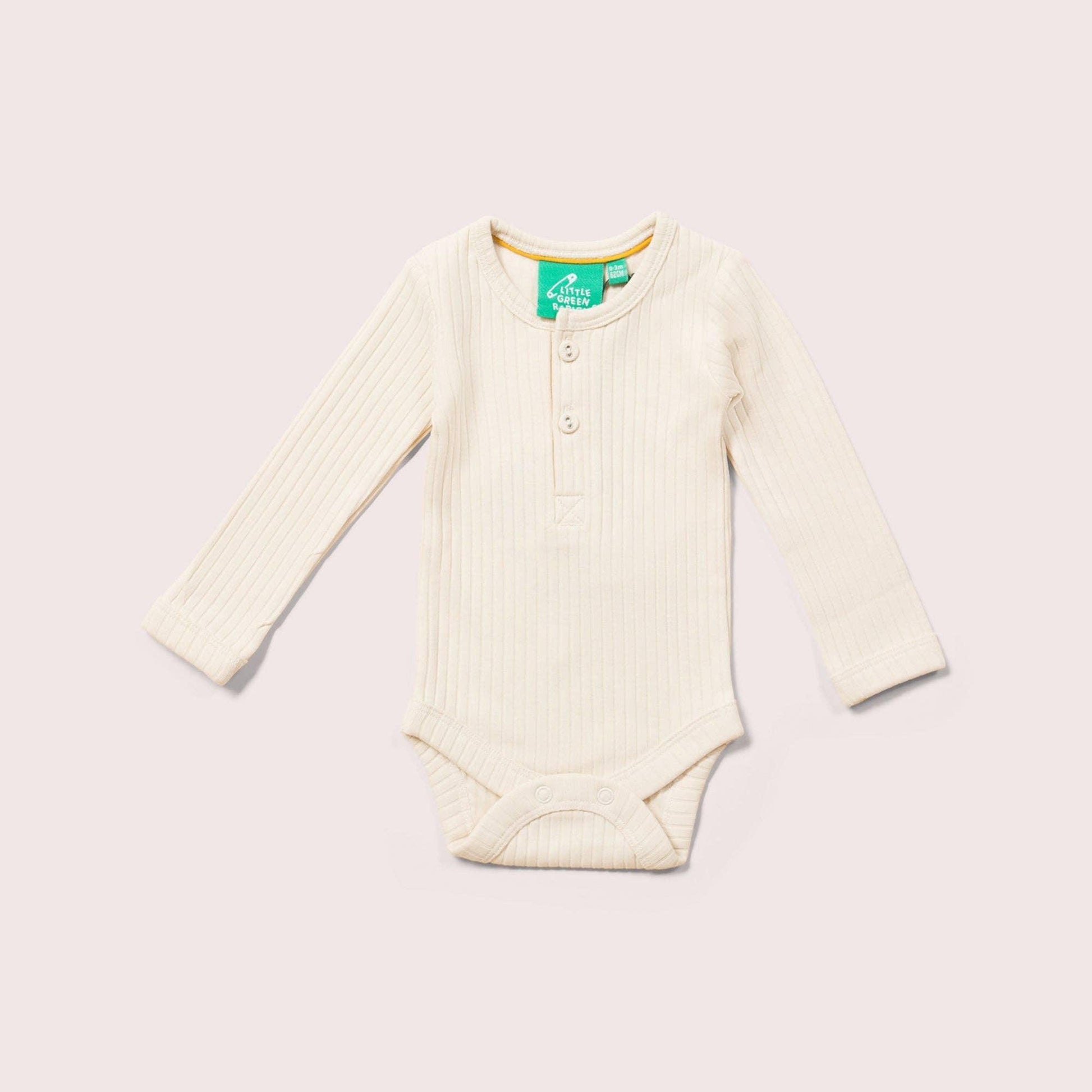 Little Green Radicals Gerippter Langarmbody und weitere Baby Body bei kippie.shop