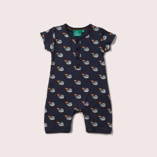 Little Green Radicals Sommerstrampler – Wal und weitere Strampler bei kippie.shop