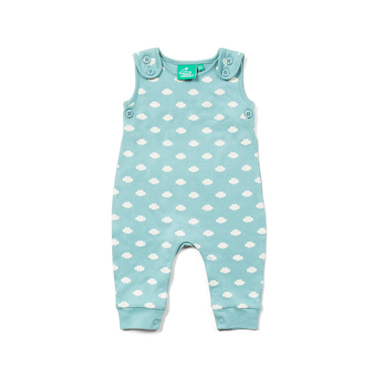 Little Green Radicals Strampler mit Wolken – Hellblau und weitere Strampler bei kippie.shop
