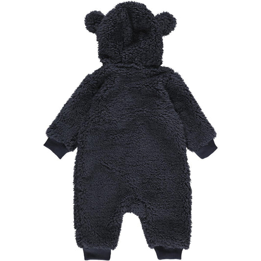 Müsli by green cotton Fleeceoverall mit Ohren – Night Blue und weitere Baby Overall bei kippie.shop