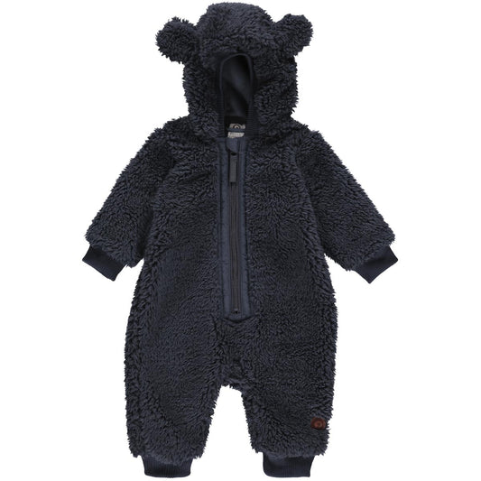 Müsli by green cotton Fleeceoverall mit Ohren – Night Blue und weitere Baby Overall bei kippie.shop