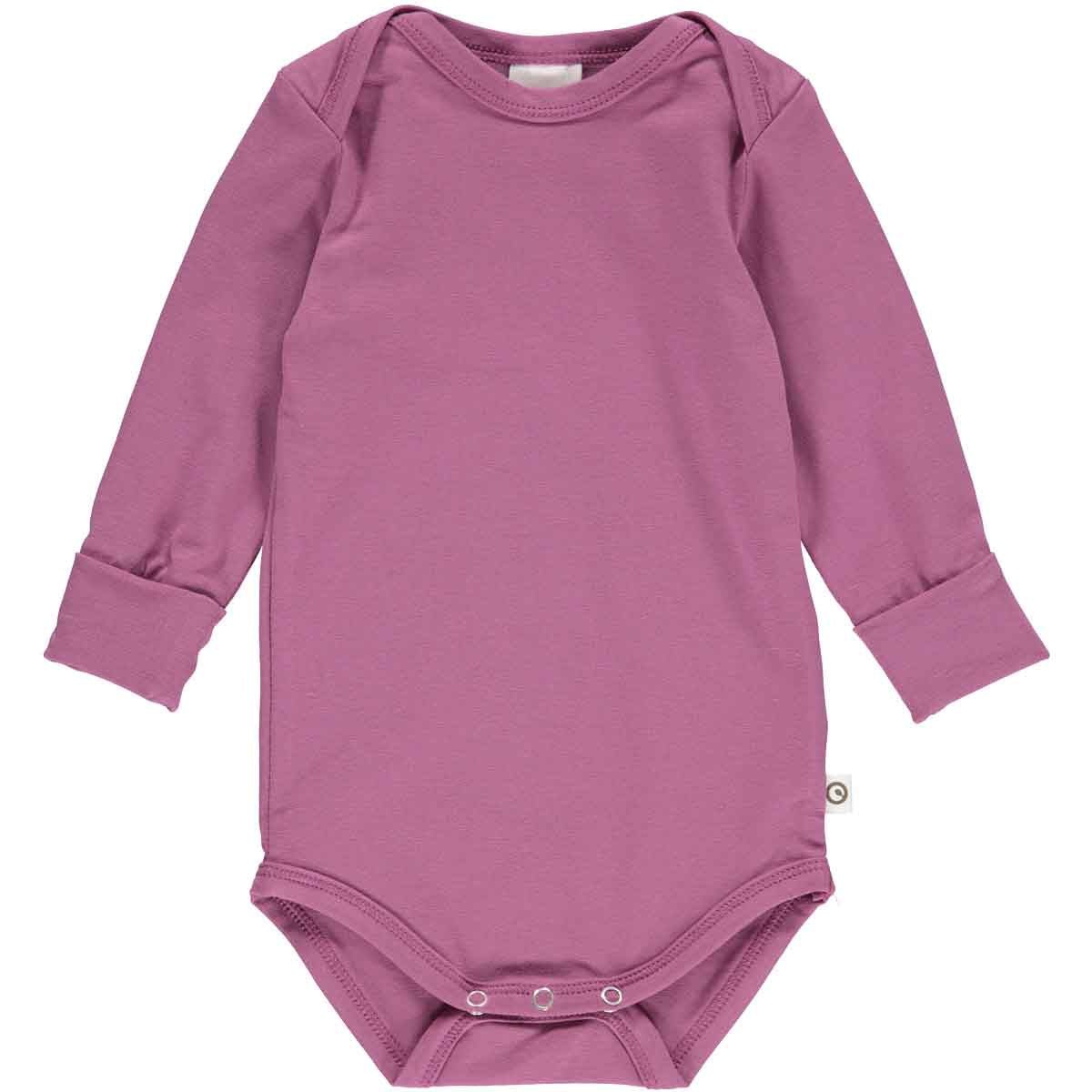 Müsli by green cotton Langarm-Body – Boysenberry und weitere Baby Body bei kippie.shop