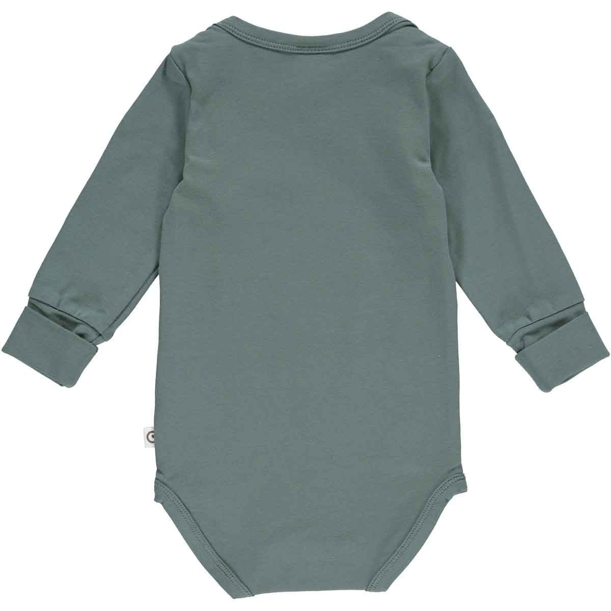 Müsli by green cotton Langarm-Body – Pine und weitere Baby Body bei kippie.shop