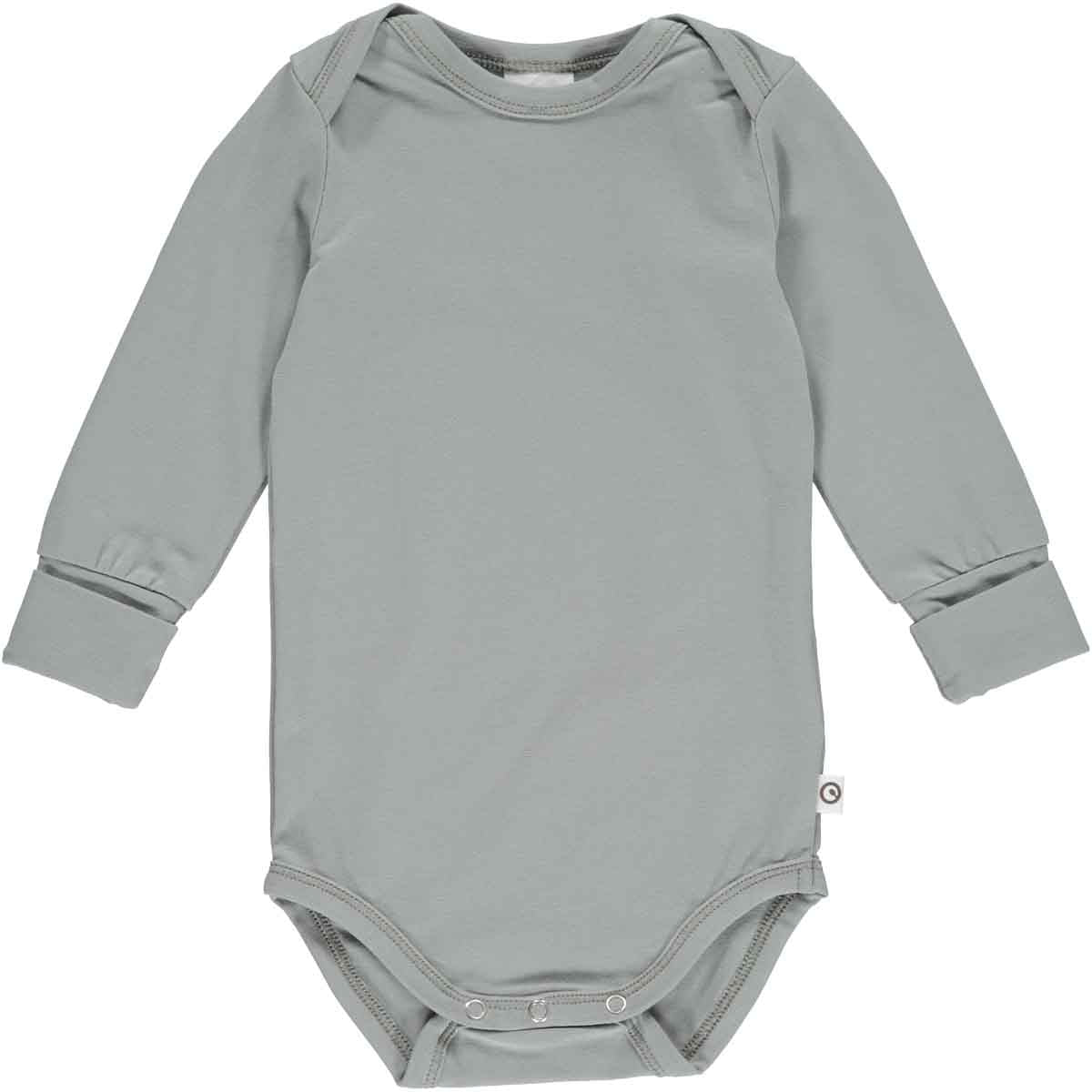 Müsli by green cotton Langarm-Body – Spa Green und weitere Baby Body bei kippie.shop